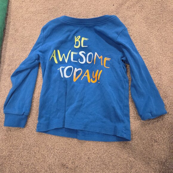 Be awesome long sleeve tee - Picture 1 of 2